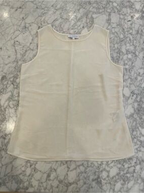 Warehouse Ivory Sleeveless Top